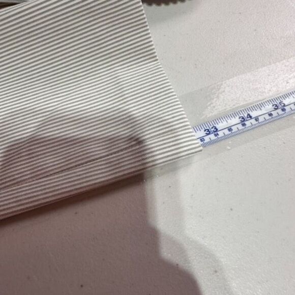 Express Editor Gray Striped Flare Wide Leg Trouser Pants Size 4 Career Corporate - Picture 15 of 16